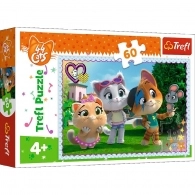 Trefl 17378 Puzzles 60 Rainbow 44 Cats