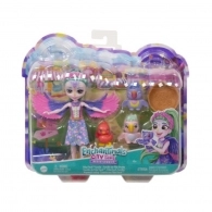 Mattel HKN15 Enchantimals Papagalul Finch si Familia