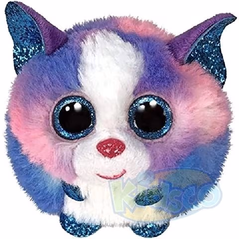 TY TY42521 Ty Puffies Cleo - Multicolor Husky 8cm