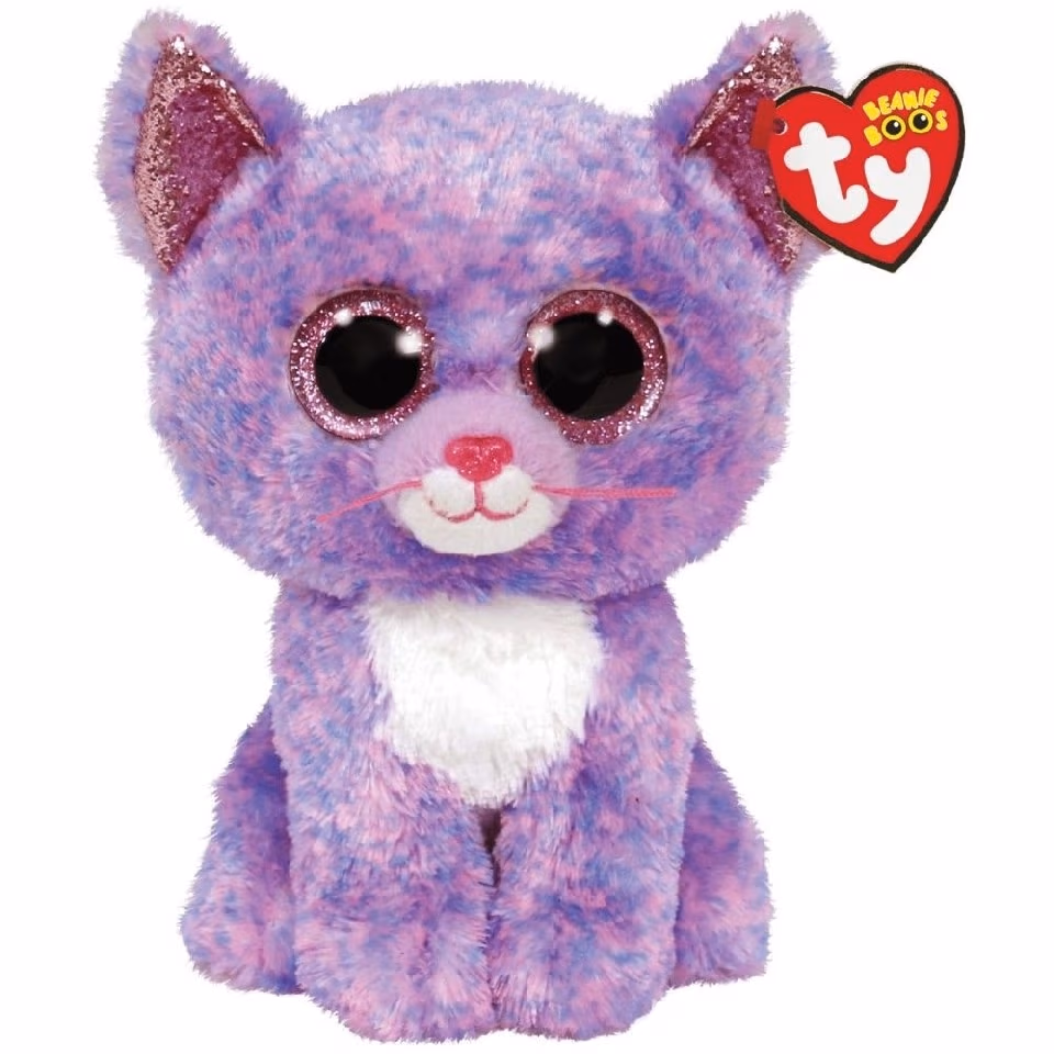 TY TY36248 BB CASSIDY - лавандовый кот 15 см