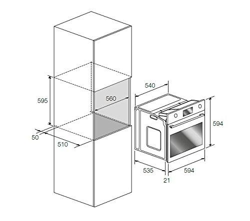 Cuptor electric incorporabil Samsung NV75N7646RS / 7570 l si mai mult l. / A / Inox photo 6