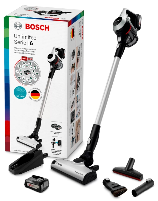 Вертикальный пылесос Bosch tehno-trendsrl634450 / 18Вт / Серебристый photo 5