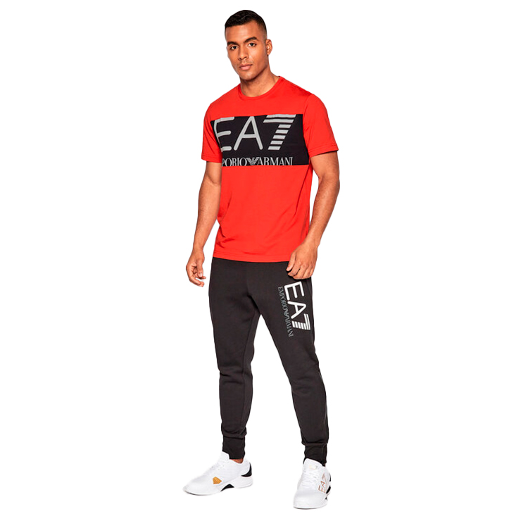 Tricou bărbătesc EA7 EMPORIO ARMANI T-SHIRT M S Rosu photo 2