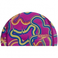 Силиконовая шапочка для плавания Speedo PRINTED PACE CAP thumbnav