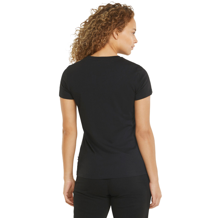 Tricou Puma ESS+ Metallic Logo Tee XS Negru Femei photo 3