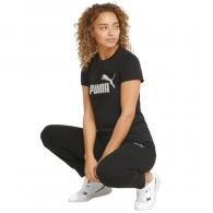 Tricou Puma ESS+ Metallic Logo Tee thumbnav 2