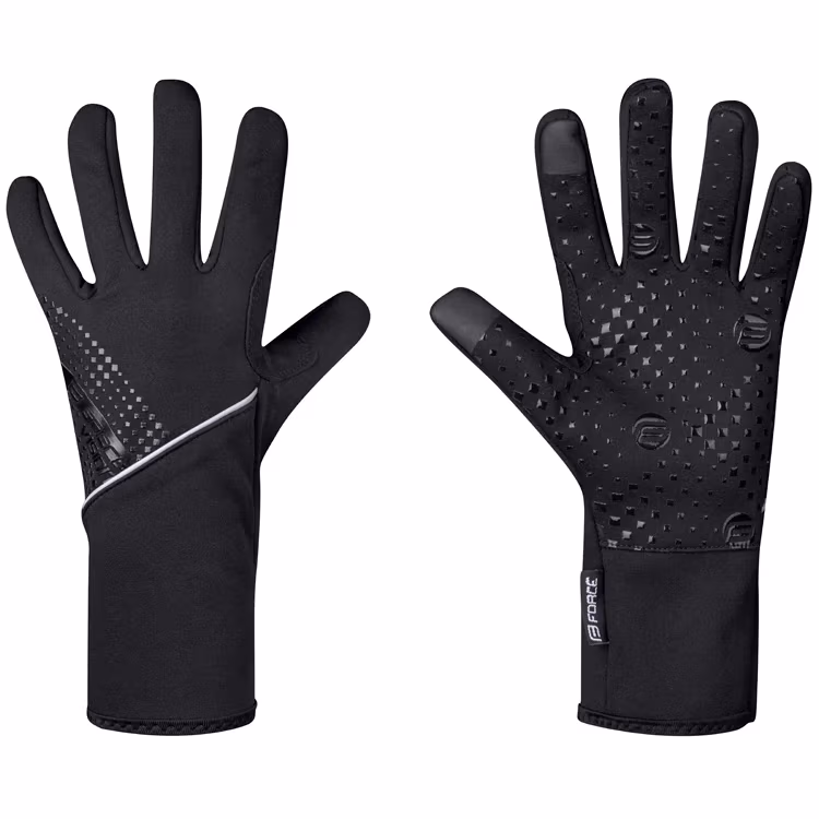 Перчатки велосипедные Force F VISION softshell