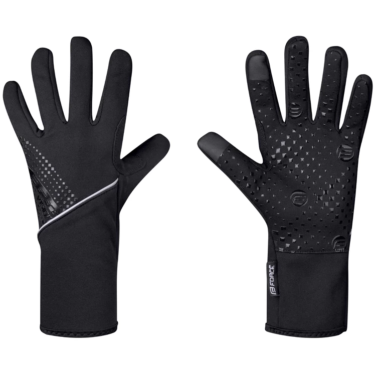 Перчатки велосипедные Force F VISION softshell