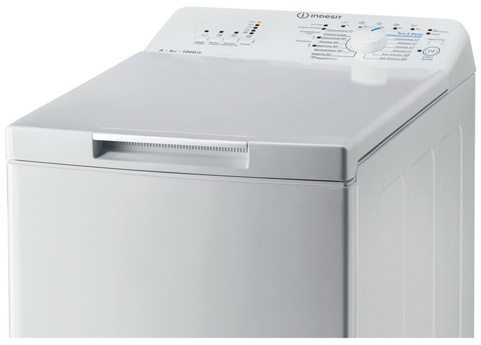 Стиральная машина Indesit BTWA51051 5 кг / 1000 об/мин / A+ / Белый photo 2