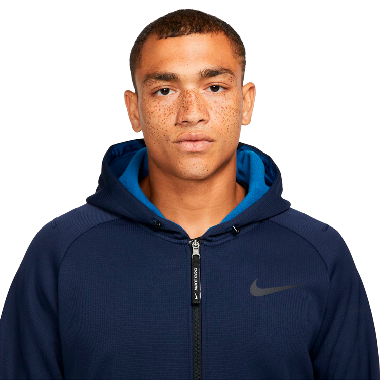 Мужская Толстовка Nike M NP TF THRMA SPHR JKT HD FZ L Синий photo 2