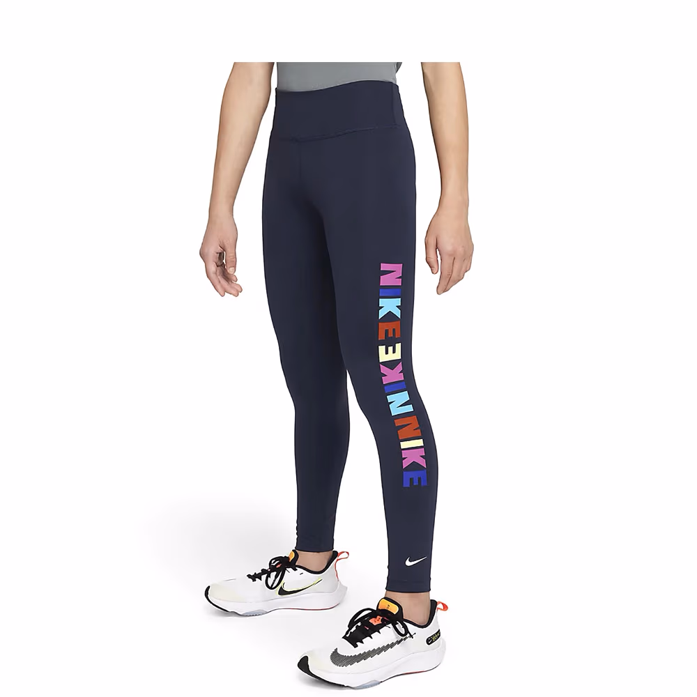 Легинсы Nike G NK DF ONE TGHT LOGO PRNT