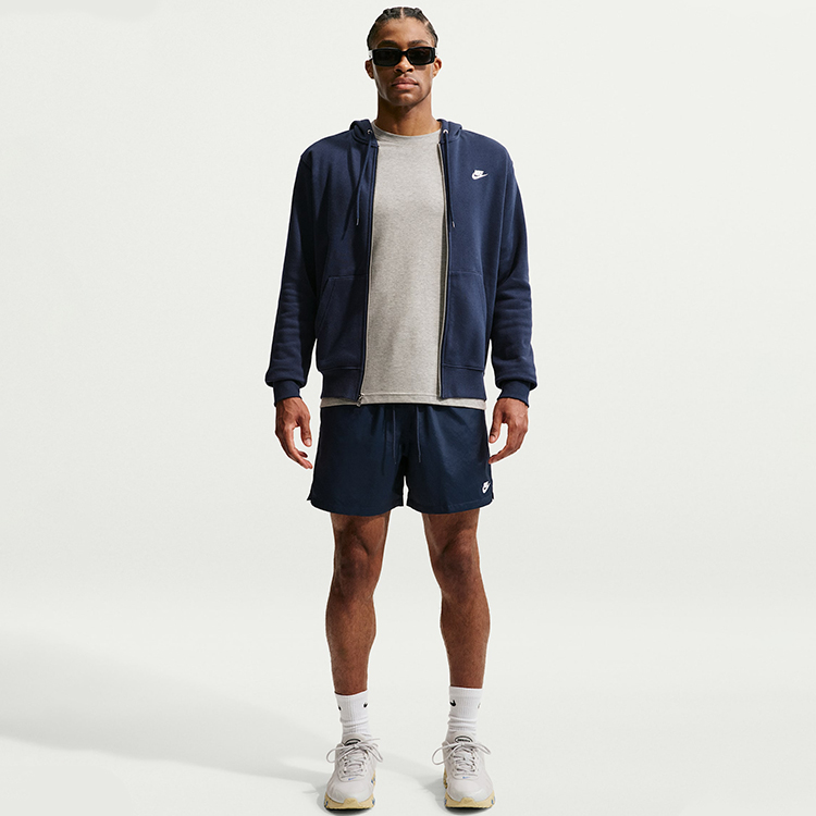 Hanorac pt bărbați Nike M NK CLUB BB FZ HOODIE M Albastru photo 4