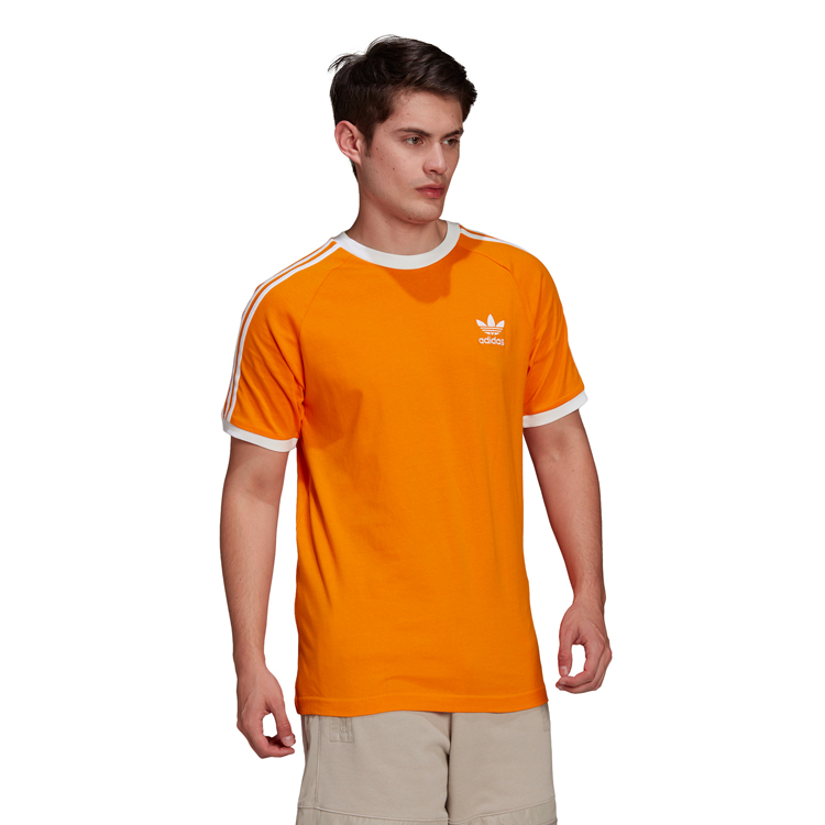 Футболка мужская Adidas 3-STRIPES TEE S Оранжевый photo 3