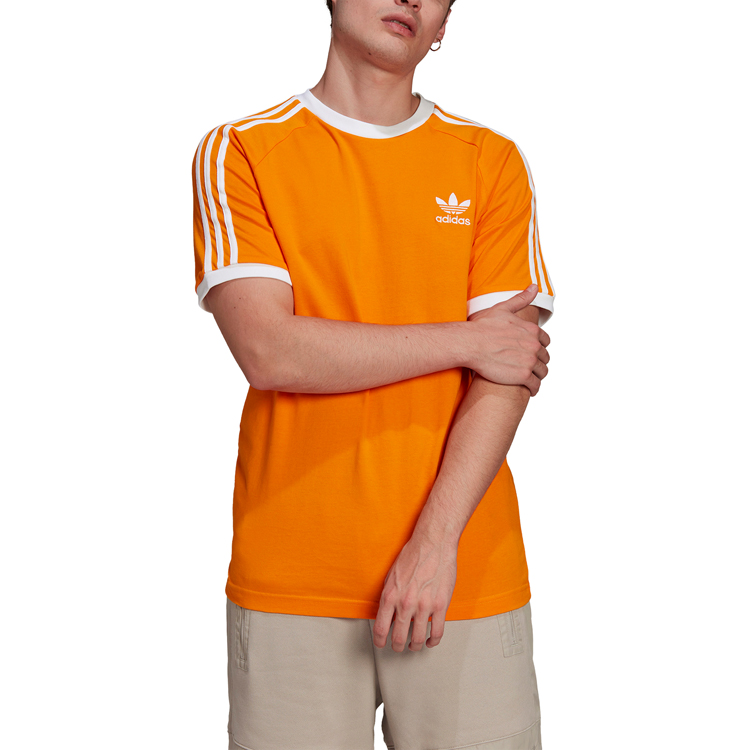 Футболка мужская Adidas 3-STRIPES TEE S Оранжевый photo 4