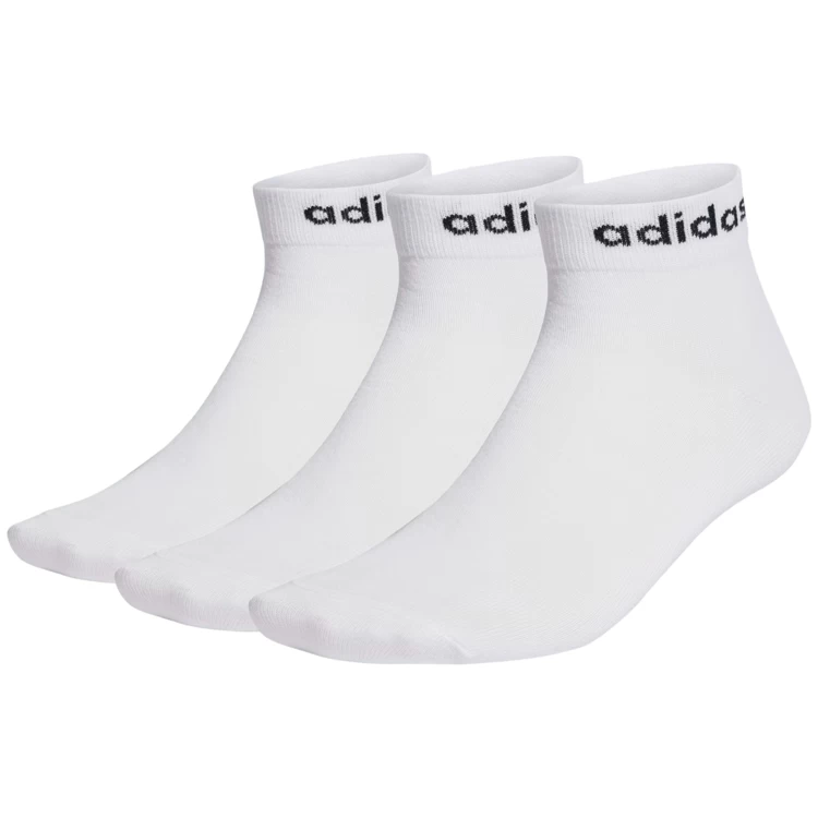 Sosete Adidas T LIN ANKLE 3P Alb photo 1 Sosete Adidas T LIN ANKLE 3P Alb photo 1