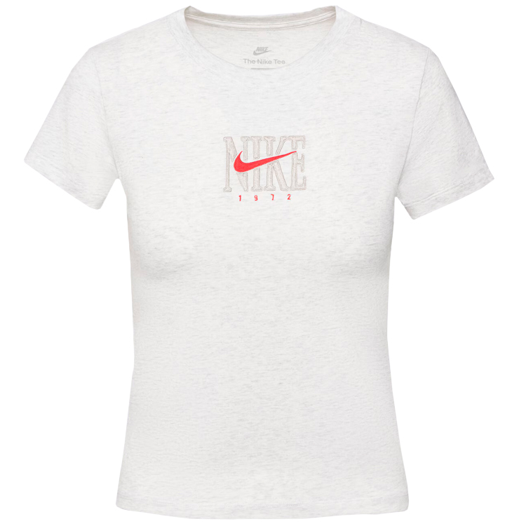 Tricou Nike W NSW SS SLIM TEE PNX GRX L Alb Femei photo 2