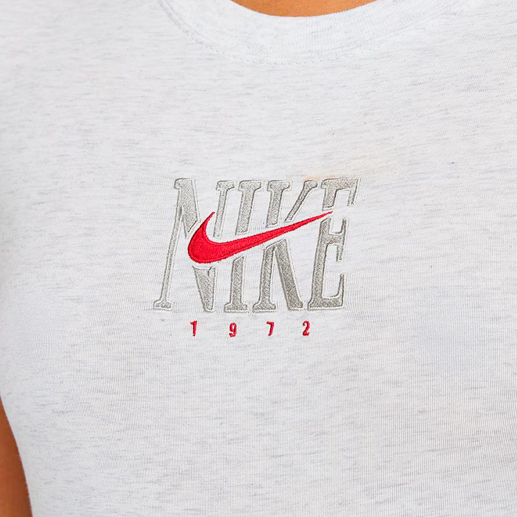 Tricou Nike W NSW SS SLIM TEE PNX GRX L Alb Femei photo 4