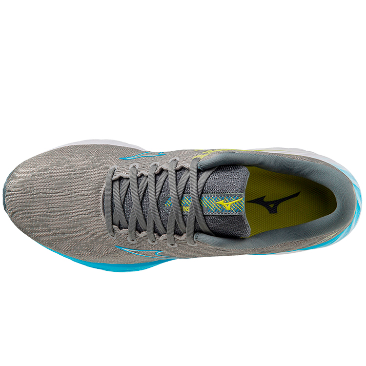 Кроссовки Mizuno WAVE INSPIRE 19 / Мужской / 41 / Серый/Голубой photo 3