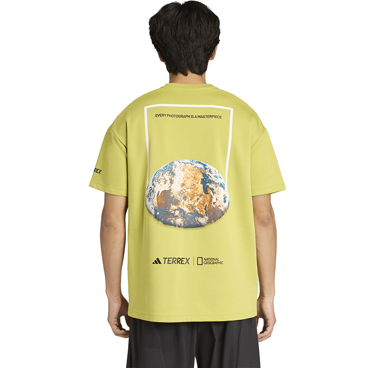 Футболка мужская Adidas U NATGEO GF TEE S Зелёный photo 2