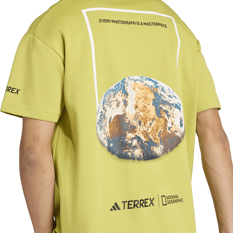 Футболка мужская Adidas U NATGEO GF TEE S Зелёный photo 3