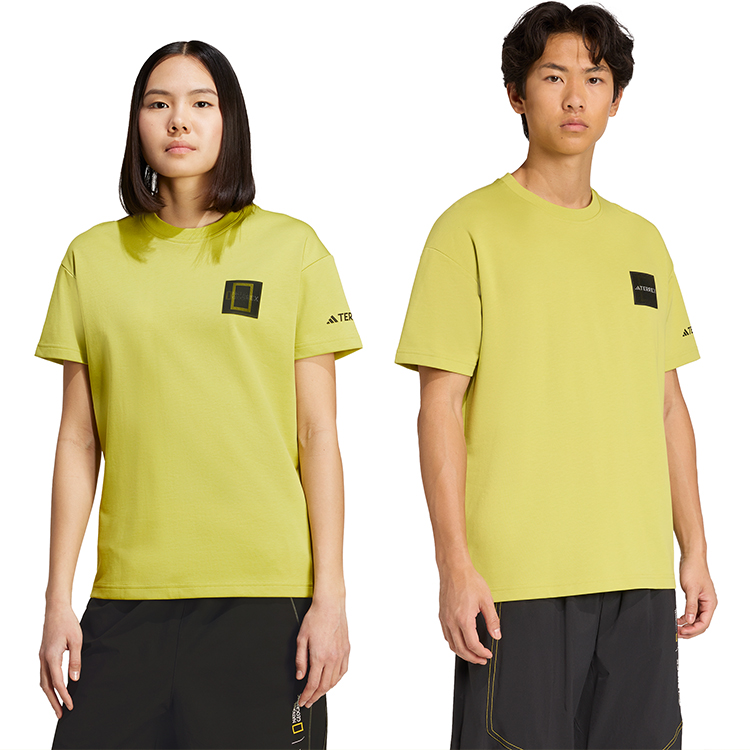 Футболка мужская Adidas U NATGEO GF TEE S Зелёный photo 4