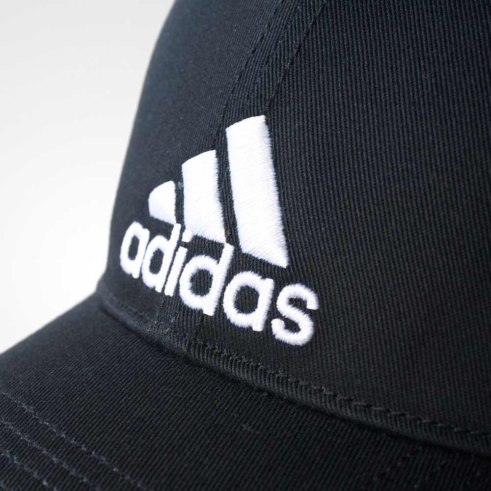 Кепка Adidas 6P CAP COTTON OSFM Черный/Белый photo 3