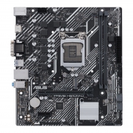 ASUS PRIME H510M-D, Socket 1200, Intel® H510 (11/10th Gen CPU), Dual 2xDDR4-3200, VGA, HDMI, CPU Intel graphics, 1xPCIe X16 4.0, 4xSATA3, 1xM.2, 1xPCIex1, 1xCOM-port, LPT-header, ALC887 HDA, GbE LAN, 4xUSB3.2, 5X Pro III, mATX thumbnav 1
