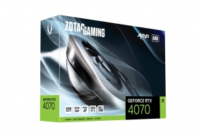 ZOTAC GeForce RTX 4070 AMP AIRO 12GB GDDR6X, 192bit, 2535/21000Mhz, Ada Lovelace/DLSS3, PCIeX16 4.0, 1xHDMI, 3xDP, AIR Optimized design, Triple Fan / IceStorm 2.0, Active Fan Control/FREEZE Fan Stop, SPECTRA RGB 2.0, Metal Backplate, GPU bracket, 1x 12VHP thumbnav 1