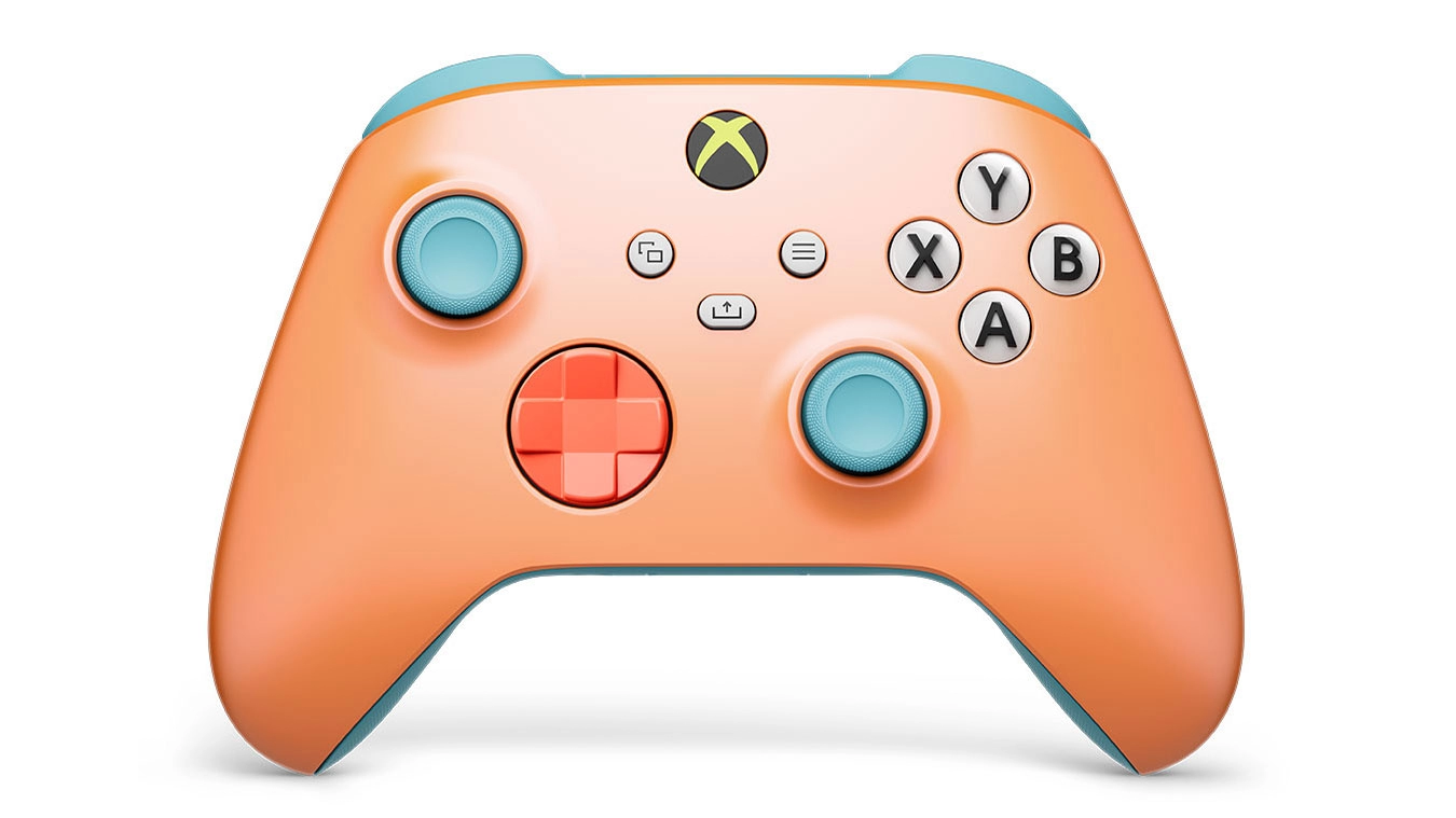 Gamepad Microsoft Xbox Series X/S/One Controller, Sunkissed Vibes OPI Wireless, Compatible Xbox One / One S / Series S / Seires X