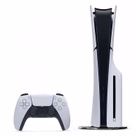 Game Console  Sony PlayStation 5 Slim (Disc Edition), 1TB, White; 1 x Gamepad (Dualsense)