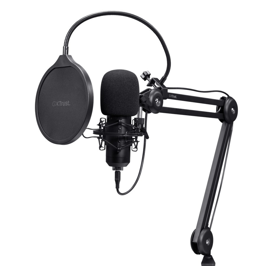Стриминговый микрофон с регулируемым кронштейном Trust GXT 270 Emita II+/ USB A-С photo 1 Стриминговый микрофон с регулируемым кронштейном Trust GXT 270 Emita II+/ USB A-С photo 1
