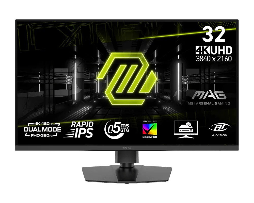 31.5” Игровой Монитор MSI MAG 321UPD E14/ 4K / 1ms / 320Hz photo 1