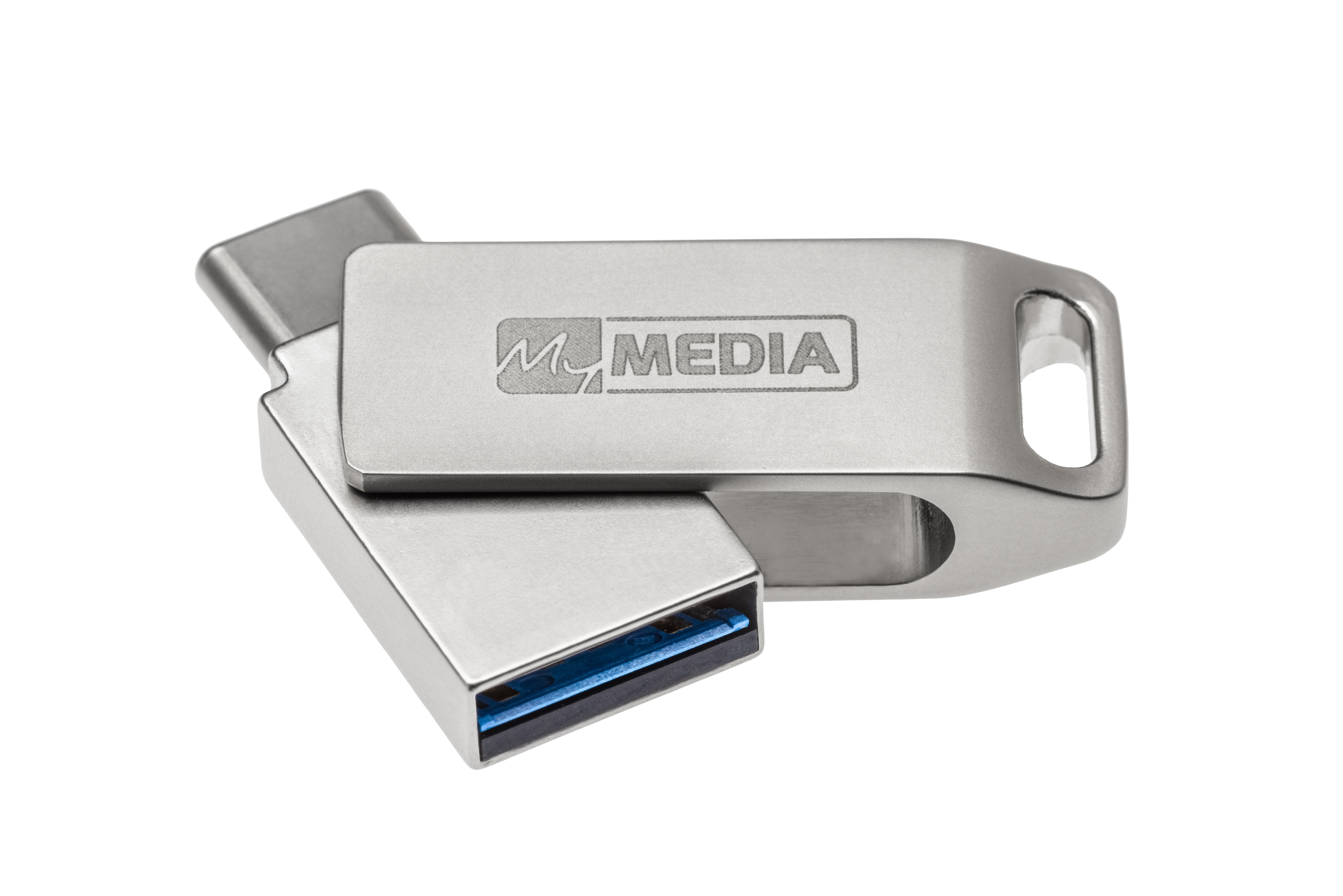 Флеш-накопитель USB3.2 MyMedia (by Verbatim) MyDual USB 3.2 Gen1/ USB A + USB-C /  128ГБ photo 2