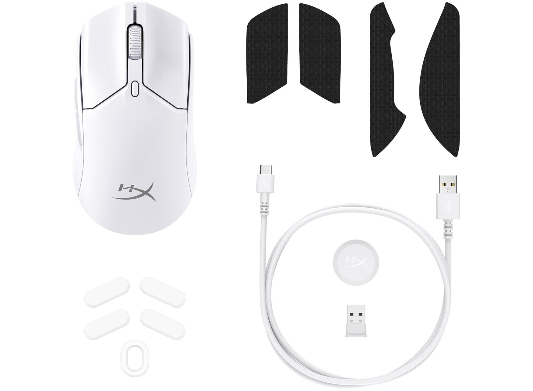 Беспроводная Игровая мышь HYPERX Pulsefire Haste 2 Mini, White [7D389AA] photo 8