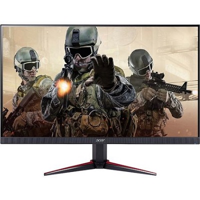 23.8'' Monitor ACER Nitro VG240YE [UM.QV0EE.E01] / 1ms / Black/Red photo 1