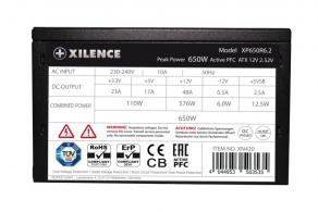 Bloc de alimentare 650W XILENCE "Performance C" Series,  XP650R6.2 (XN420) thumbnav 5