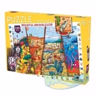 Noriel NOR3058 Puzzle 240 Piese - Regatul Animalelor 2017