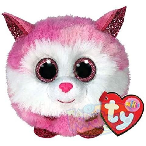 TY TY42522 Ty Puffies Princess - Pink Husky 8cm photo 1
