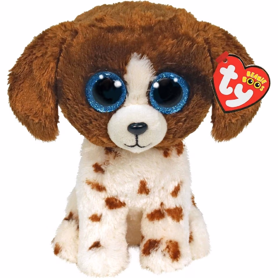 TY TY36249 BB MUDDLES - коричнево-белая собака 15 см