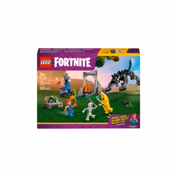 Lego Fortnite Лагерь Пили и Спаркплага 77075