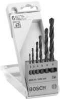 Set de burghie Bosch HSS-R, DIN338, 2607018352 thumbnav 1