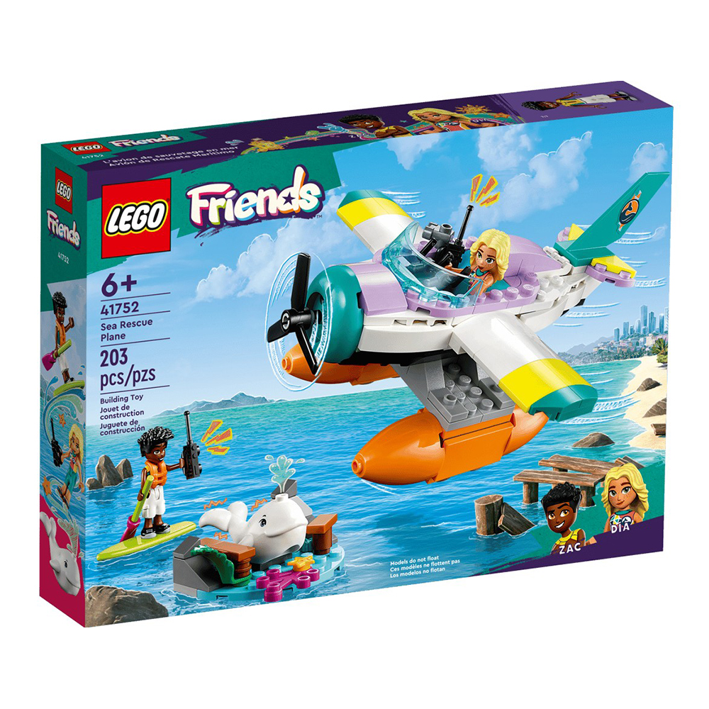 Constructor Lego Friends Sea Rescue Plane 41752 de la 6+ ani photo 1