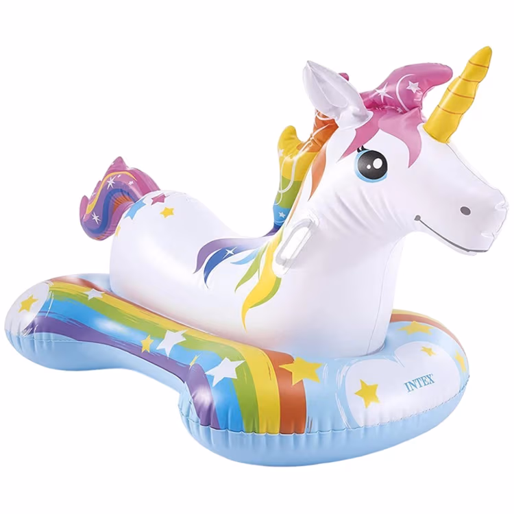 Надувной матрас- плот с ручками INTEX UNICORN
