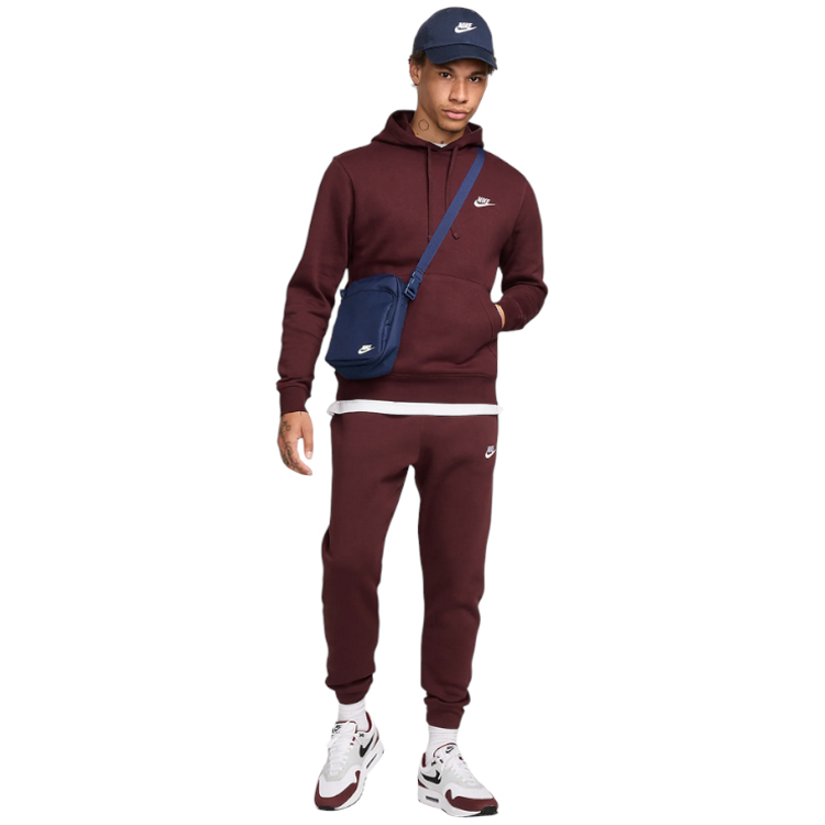 Мужская Толстовка Nike M NSW CLUB HOODIE PO BB XXL Коричневый photo 2