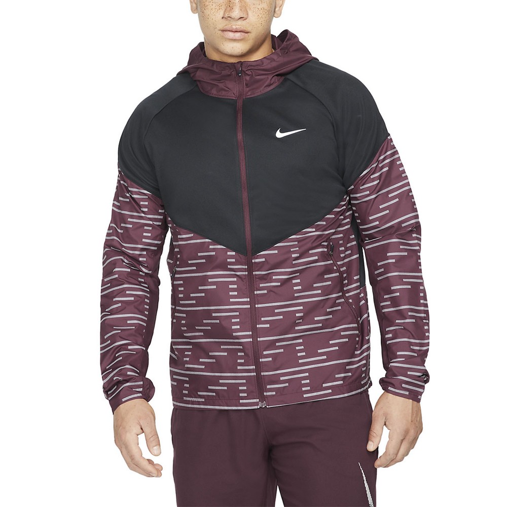 Мужская Ветровка Nike M NK RPL RDVN MILER FLS JKT M Бордовый photo 2