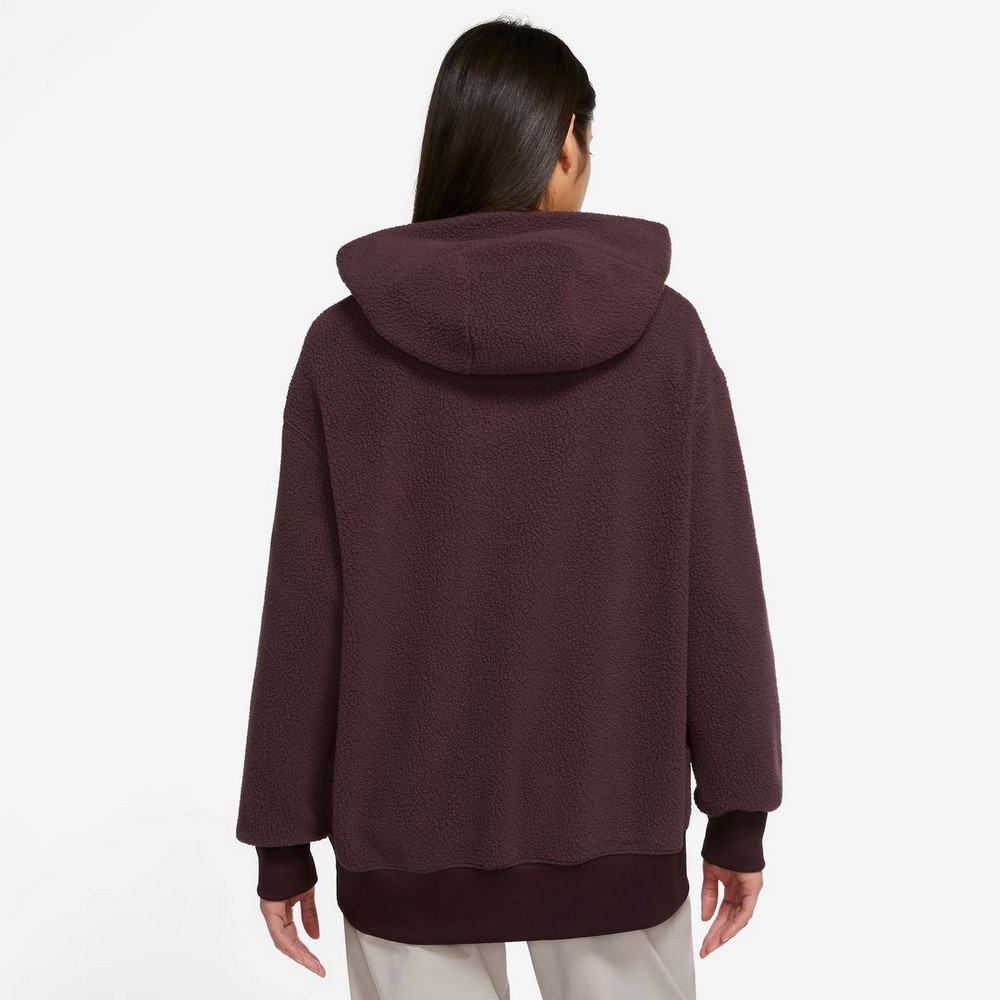 Толстовка Nike W NSW PLSH PO HOODIE XS Коричневый Женский photo 3