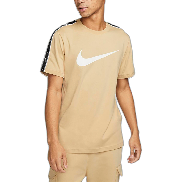 Футболка мужская Nike M NSW REPEAT SW SS TEE XL Бежевый photo 2