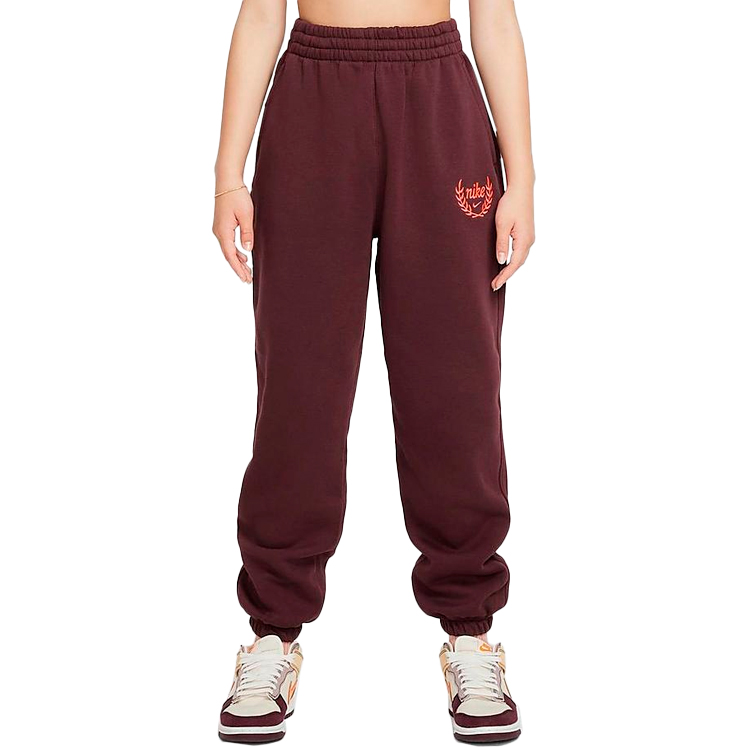 Брюки Nike G NSW CLUB FLC LSE PNT GX STAR / Женский / S / Бордовый photo 2