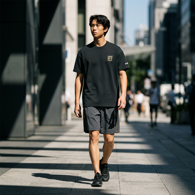 Tricou bărbătesc Adidas U NATGEO GF TEE M Negru photo 8