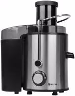 Соковыжималка центробежная Vitek VT-3652, 0.6 л, 900 Вт, 2 скоростей, Серебристый